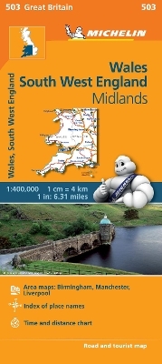 Wales - Michelin Regional Map 503 -  Michelin