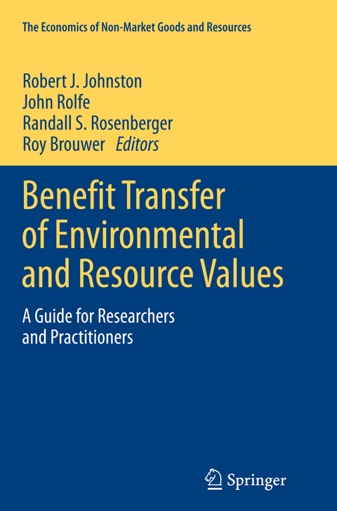 Benefit Transfer of Environmental and Resource Values - 