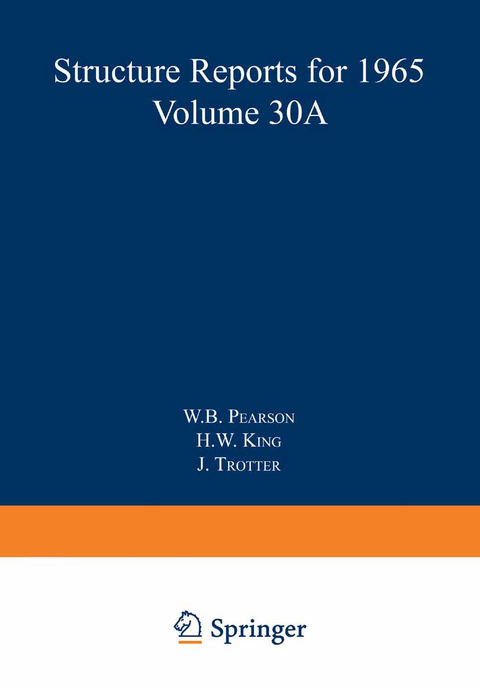 Structure Reports for 1965, Volume 30A - 