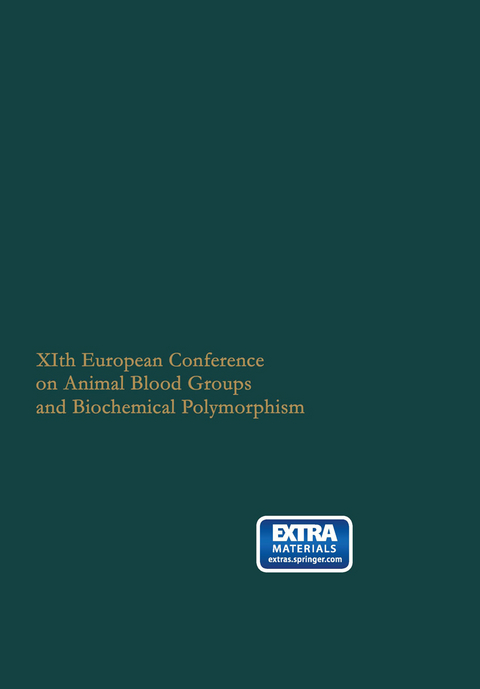 XIth European Conference on Animal Blood Groups and Biochemical Polymorphism - K. Delkeskamp