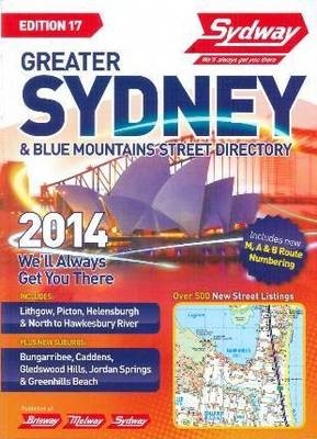 Sydway Greater Sydney and Blue Mountains Street Directory 2014