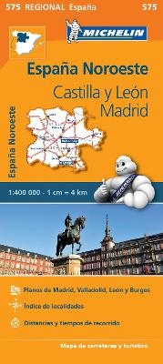 Castilla y Leon, Madrid - Michelin Regional Map 575