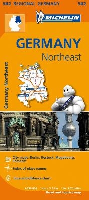 Germany Northeast - Michelin Regional Map 542