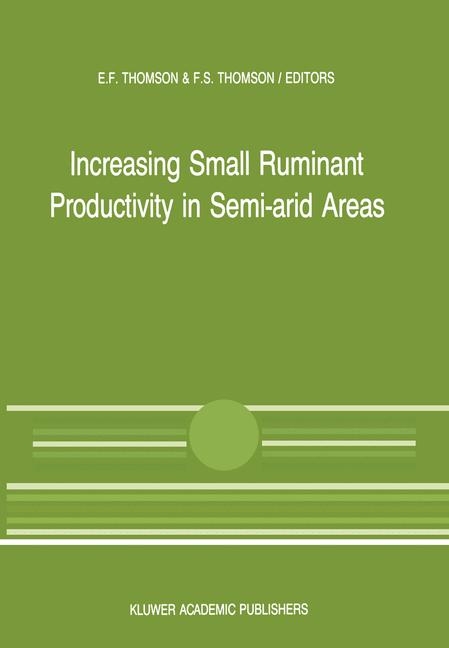 Increasing Small Ruminant Productivity in Semi-arid Areas - 