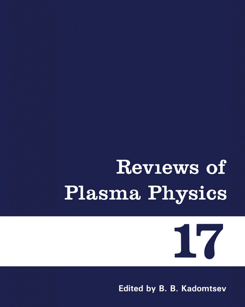 Reviews of Plasma Physics - 