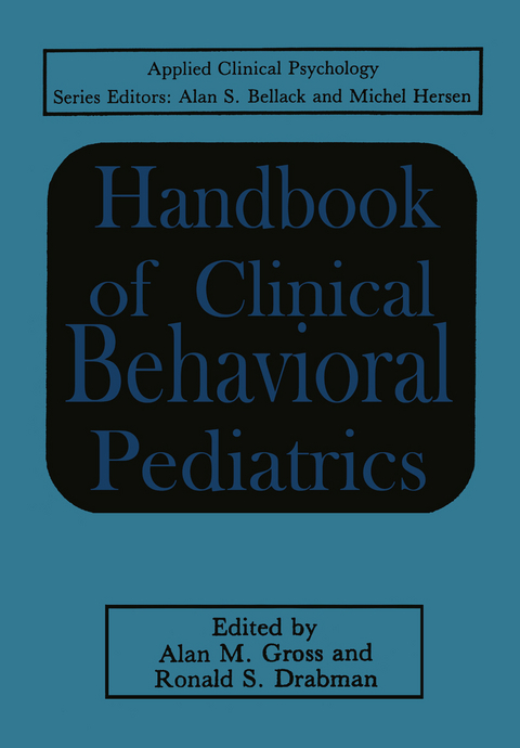 Handbook of Clinical Behavioral Pediatrics - 