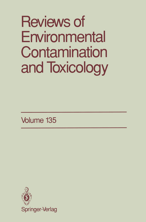 Reviews of Environmental Contamination and Toxicology - George W. Ware