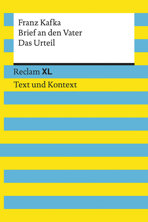 Brief an den Vater / Das Urteil. Textausgabe mit Kommentar und Materialien - Franz Kafka
