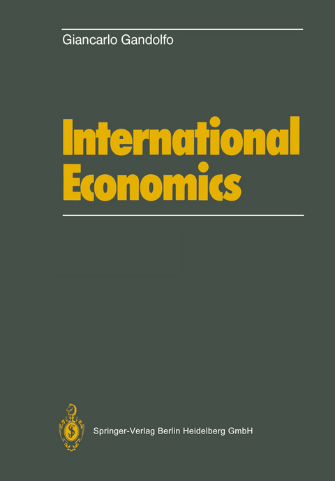 International Economics - G. Gandolfo