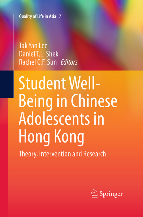 Student Well-Being in Chinese Adolescents in Hong Kong - 