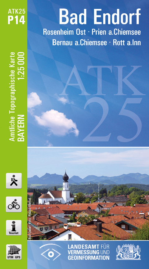 ATK25-P14 Bad Endorf (Amtliche Topographische Karte 1:25000) - Breitband und Vermessung Landesamt für Digitalisierung  Bayern