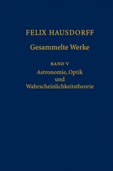 Felix Hausdorff - Gesammelte Werke Band 5 - 