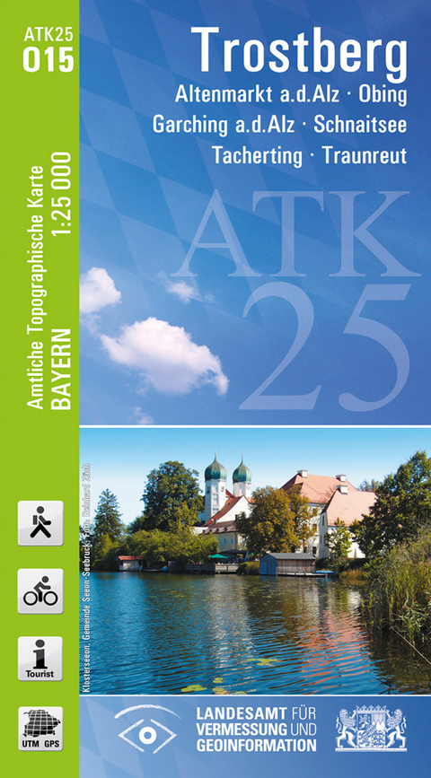 ATK25-O15 Trostberg (Amtliche Topographische Karte 1:25000) - Breitband und Vermessung Landesamt für Digitalisierung  Bayern