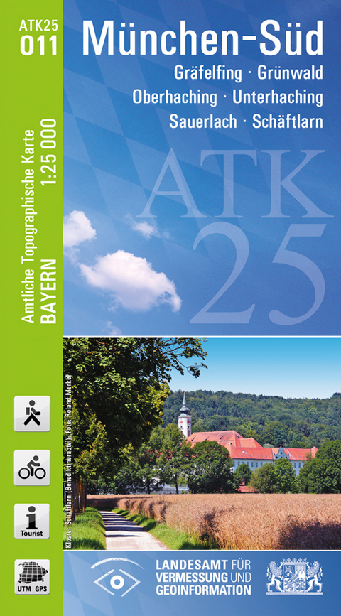 ATK25-O11 München-Süd (Amtliche Topographische Karte 1:25000) - Breitband und Vermessung Landesamt für Digitalisierung  Bayern