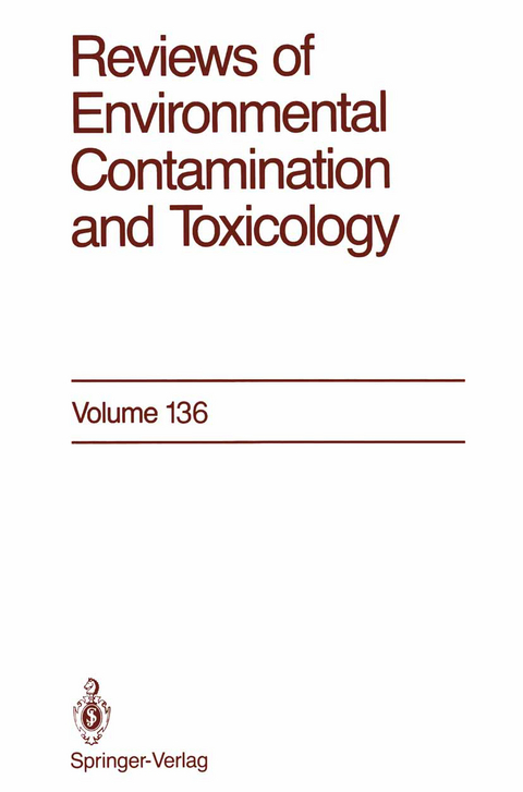 Reviews of Environmental Contamination and Toxicology - Dr. George W. Ware