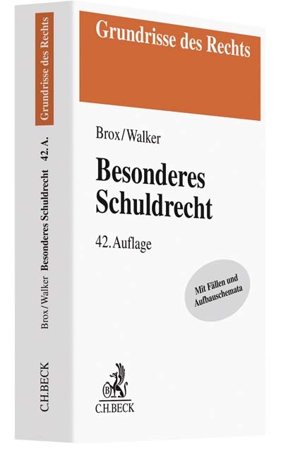 Besonderes Schuldrecht - Hans Brox, Wolf-Dietrich Walker