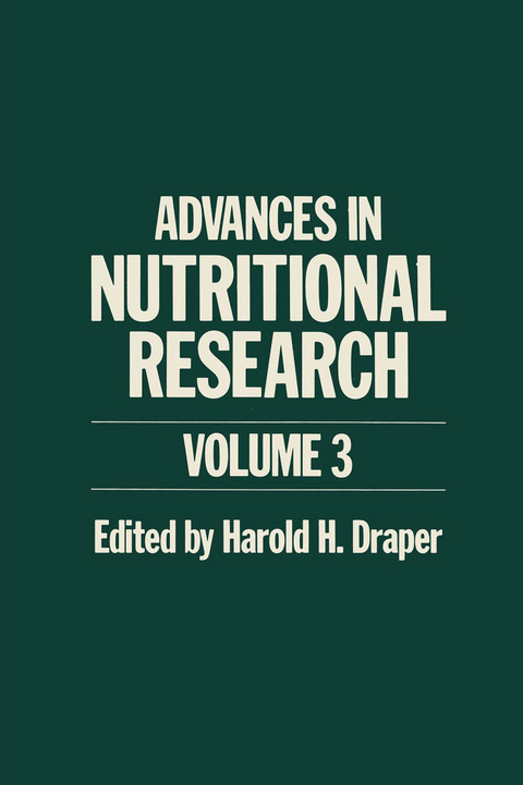 Advances in Nutritional Research - H. Draper