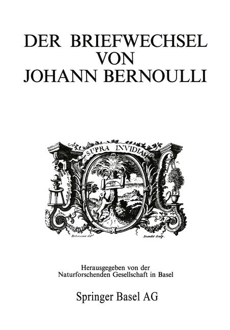 Der Briefwechsel von Johann I Bernoulli - Johann I Bernoulli