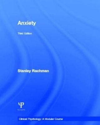 Anxiety - S Rachman, Stanley J. Rachman