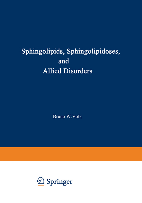 Sphingolipids, Sphingolipidoses and Allied Disorders - 