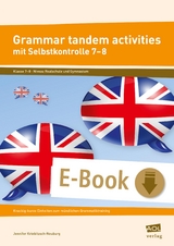Grammar tandem activities mit Selbstkontrolle 7-8 - Jennifer Kriebitzsch-Neuburg