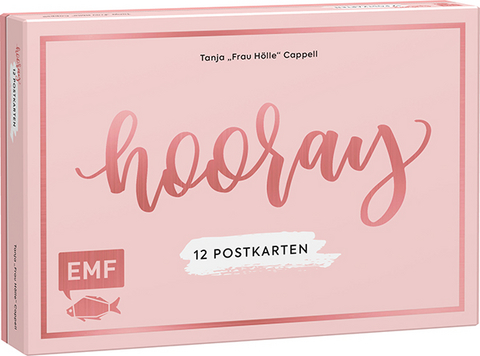 Hooray – 12 Handlettering Postkarten: Tanja "Frau Hölle" Cappell