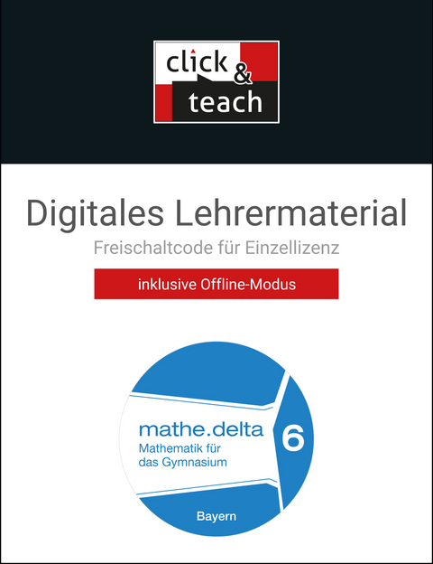 mathe.delta – Bayern / mathe.delta BY click & teach 6 Box