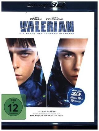 Valerian - Die Stadt der tausend Planeten 3D, 1 Blu-ray
