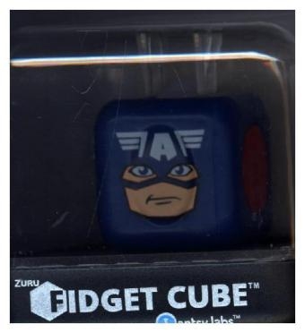 Fidget Cube "Capt. America"