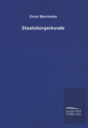 StaatsbÃ¼rgerkunde - Ernst Bernheim