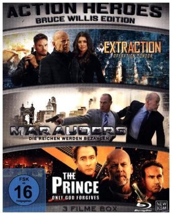 Action Heroes - Bruce Willis Edition, 3 Blu-ray (Limited Edition)