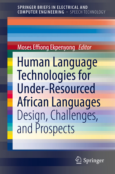 Human Language Technologies for Under-Resourced African Languages - 