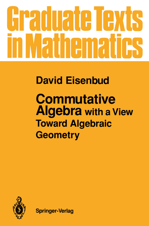 Commutative Algebra - David Eisenbud
