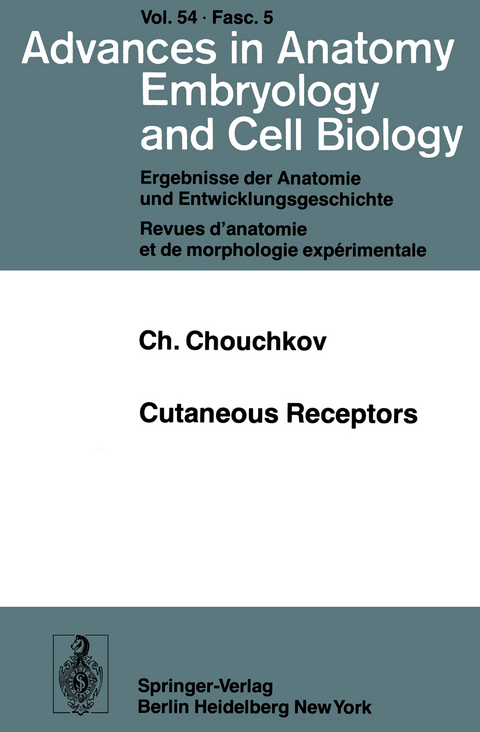 Cutaneous Receptors - C. Chouchkov