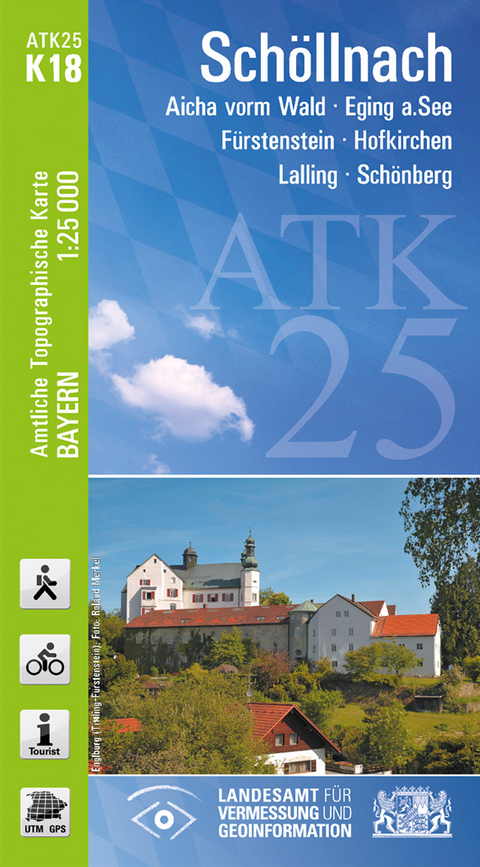 ATK25-K18 Schöllnach (Amtliche Topographische Karte 1:25000) - Breitband und Vermessung Landesamt für Digitalisierung  Bayern