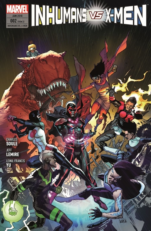 Inhumans vs. X-Men - Charles Soule, Javier Garron, Jeff Lemire, Leinil Francis Yu