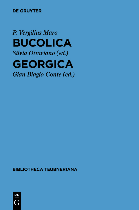 Bucolica et Georgica - Publius Vergilius Maro