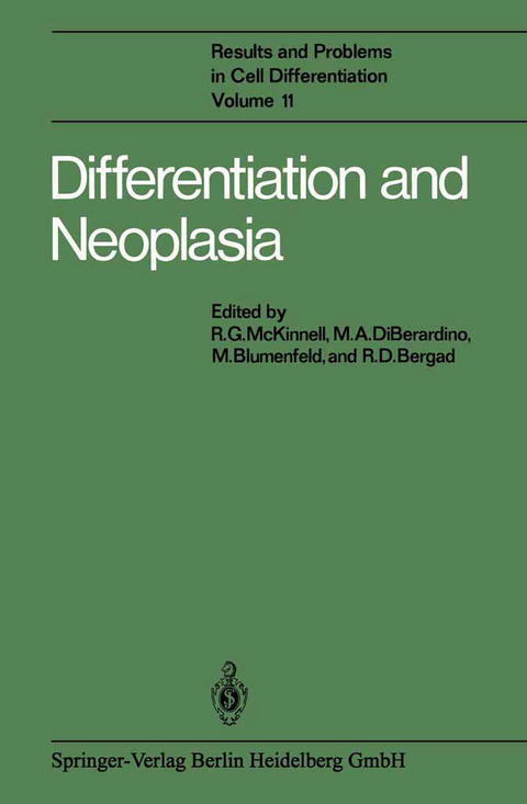 Differentiation and Neoplasia - 