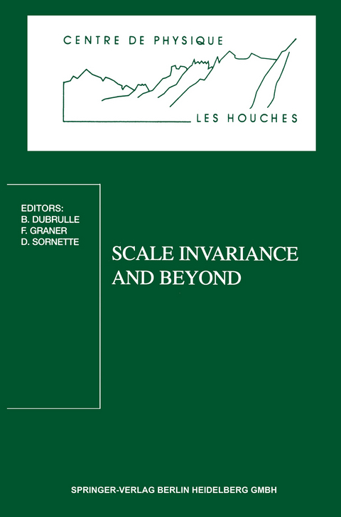 Scale Invariance and Beyond - 