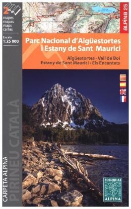 Aigüestortes pn/Sant Maurici carte&guide, map&hiking g.