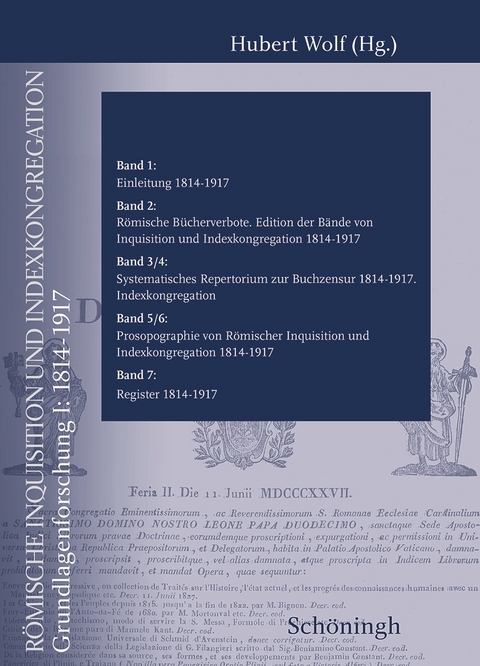 Römische Inquisition und Indexkongregation - 