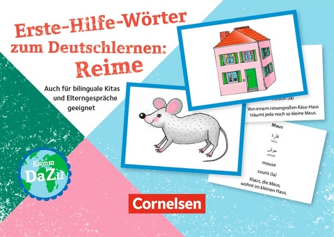 Deutsch lernen mit Fotokarten - Kita / Erste-Hilfe-Reime