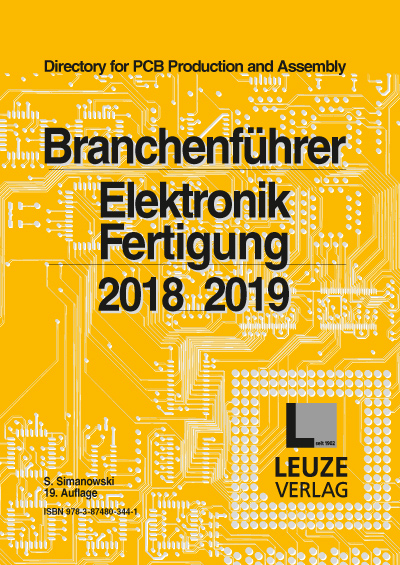 Branchenführer Elektronikfertigung 2018 2019 - Dr. Simanowski  Stephan