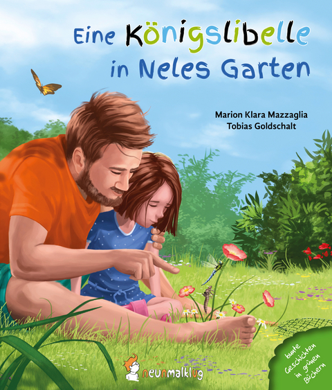 Eine Königslibelle in Neles Garten - Marion Klara Mazzaglia