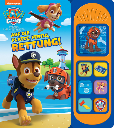 7-Button-Soundbuch, PAW Patrol, Auf die Plätze, fertig, Rettung! - 