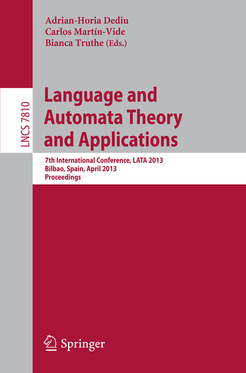 Language and Automata Theory and Applications - 