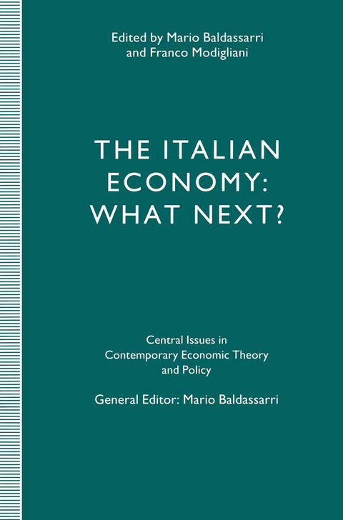 The Italian Economy: What Next? - 
