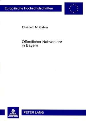 Öffentlicher Nahverkehr in Bayern - Elisabeth M. Gabler