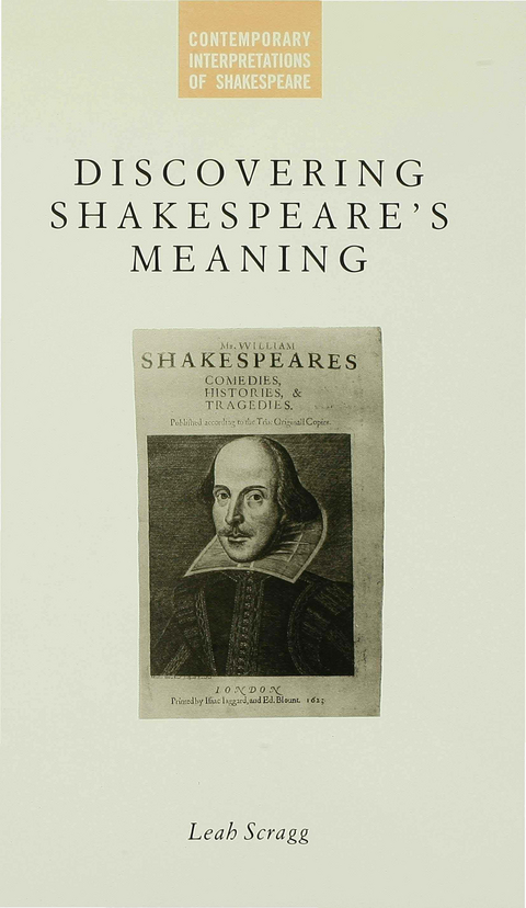 Discovering Shakespeare's Meaning - Leah Scragg