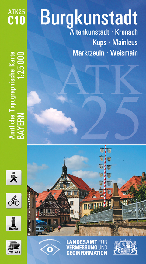 ATK25-C10 Burgkunstadt (Amtliche Topographische Karte 1:25000) - Breitband und Vermessung Landesamt für Digitalisierung  Bayern